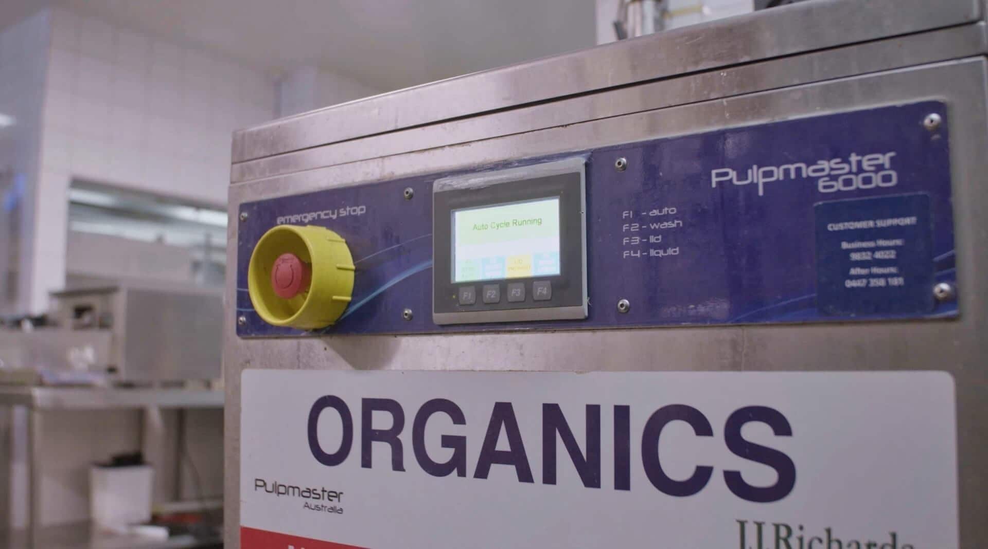 Pulpmaster 6100 control panel