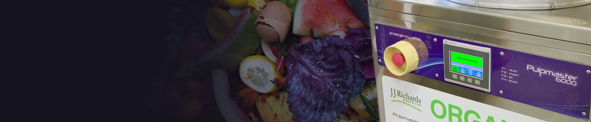 The Pulpmaster range of food waste systems